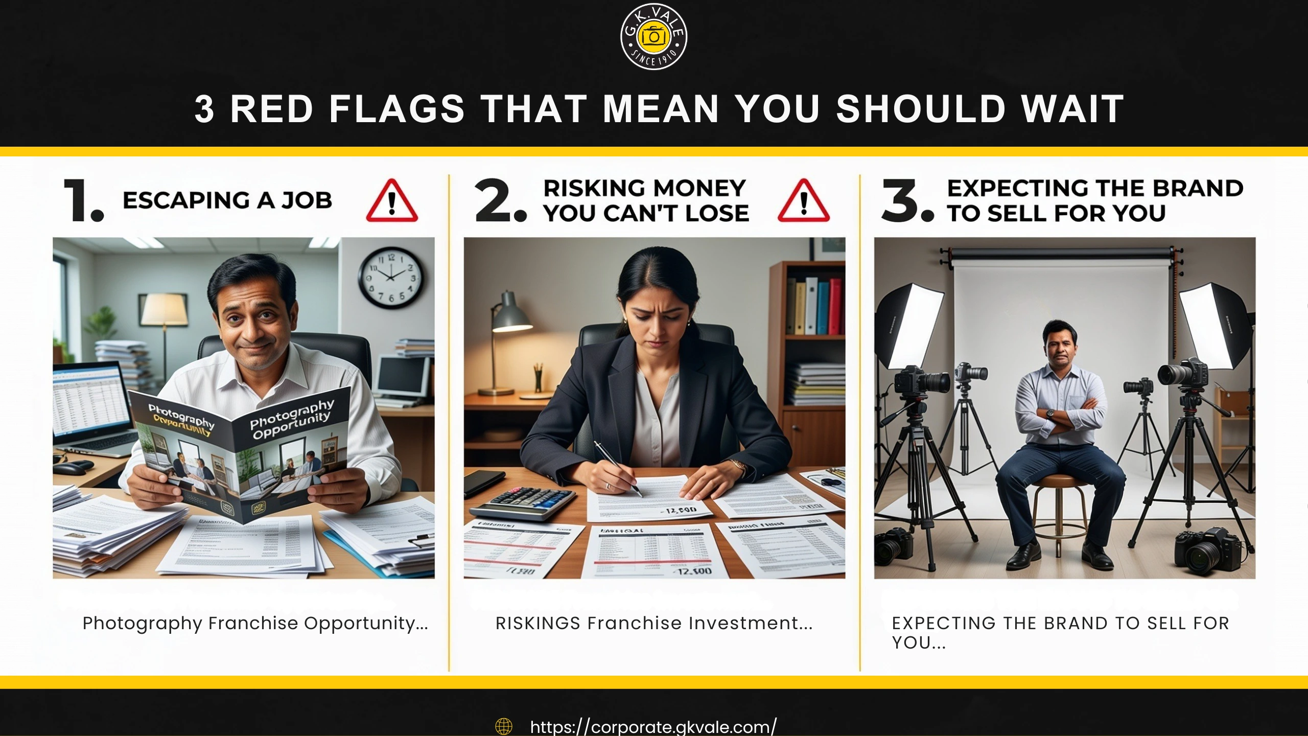 Three red flags to avoid before investing in a photography franchise in India